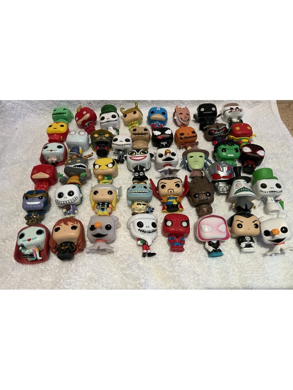 43 Piece Collection of Funko Pop Disney/Marvel Figures